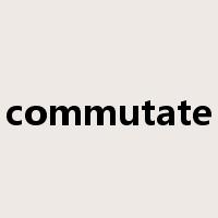commutate是什么意思