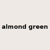 almond green是什么意思