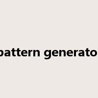 pattern generator是什么意思