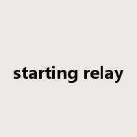 starting relay是什么意思
