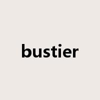 bustier是什么意思