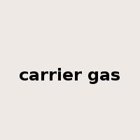 carrier gas是什么意思