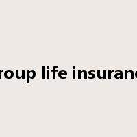 group life insurance是什么意思