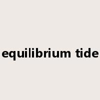 equilibrium tide是什么意思