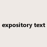 expository text是什么意思