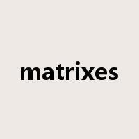 matrixes是什么意思