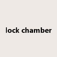 lock chamber是什么意思