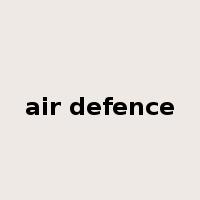 air defence是什么意思