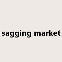 sagging market是什么意思
