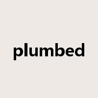 plumbed是什么意思