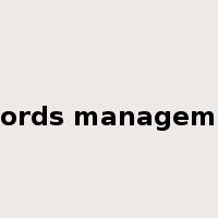 records management是什么意思