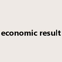economic result是什么意思