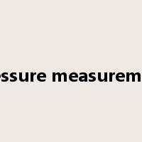 pressure measurement是什么意思