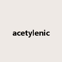 acetylenic是什么意思