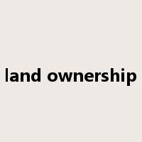 land ownership是什么意思