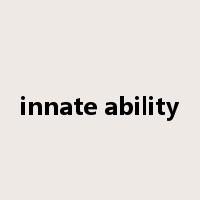 innate ability是什么意思
