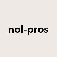 nol-pros是什么意思