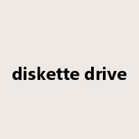 diskette drive是什么意思