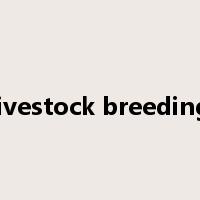 livestock breeding是什么意思