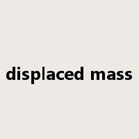 displaced mass是什么意思