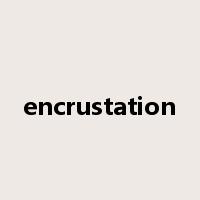 encrustation是什么意思