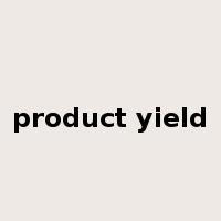 product yield是什么意思