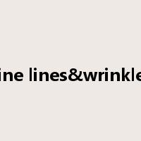 Fine lines&wrinkles是什么意思