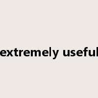 extremely useful是什么意思