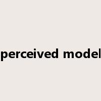 perceived model是什么意思