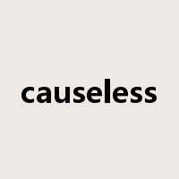 causeless是什么意思