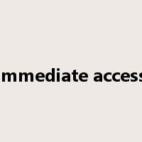 immediate access是什么意思
