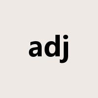 adj是什么意思