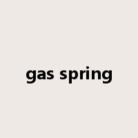 gas spring是什么意思