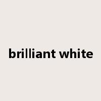 brilliant white是什么意思