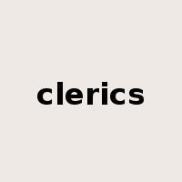 clerics是什么意思