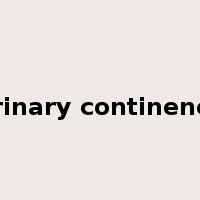 urinary continence是什么意思