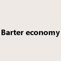 Barter economy是什么意思