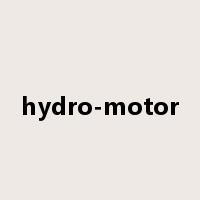 hydro-motor是什么意思
