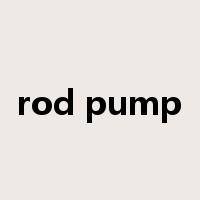 rod pump是什么意思