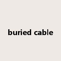 buried cable是什么意思
