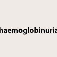 haemoglobinuria是什么意思
