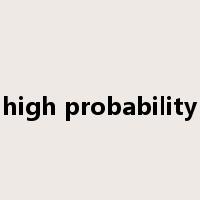 high probability是什么意思