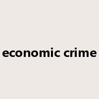 economic crime是什么意思