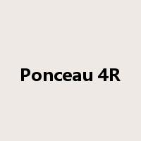 Ponceau 4R是什么意思