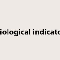 biological indicator是什么意思