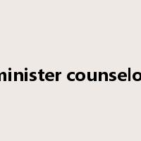 minister counselor是什么意思