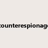 counterespionage是什么意思