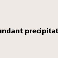 abundant precipitation是什么意思