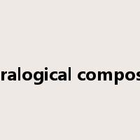 mineralogical composition是什么意思