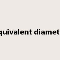 equivalent diameter是什么意思
